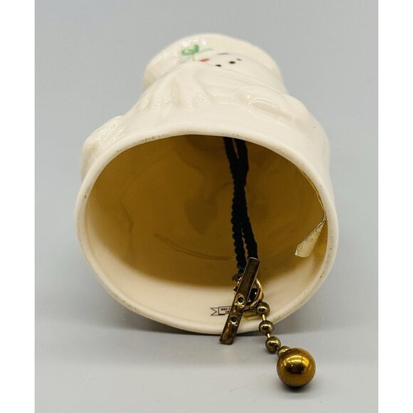 Belleek Sailor Snowman Christmas Ornament 1999 Bell Made In Ireland B2411 - Picture 7 of 9